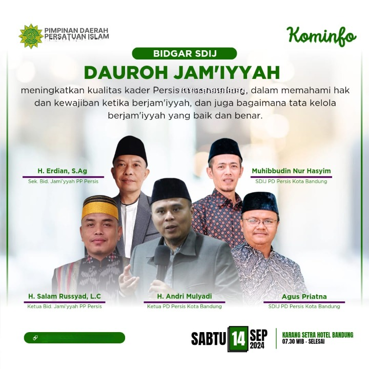 Dauroh Jamiyyah SDIJ PD PERSIS Kabupaten Majalengka